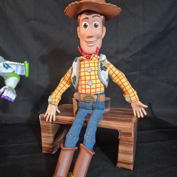 Toy Story Action Figures Set - Buzz, Pull string Woody, and Slinky Dog - Picture 3 of 14